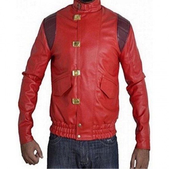 Akira Kaneda Capsule Black / Red Leather Jacket