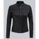 Ellen Slim Fit Ladies Black Quilted Jacket