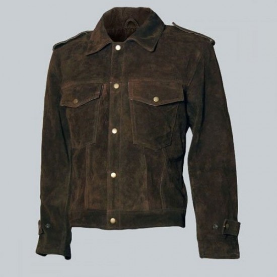 John Lennon Brown Suede Leather Jacket