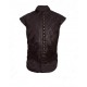 Joshua Sasse Galavant Brown Leather Vest