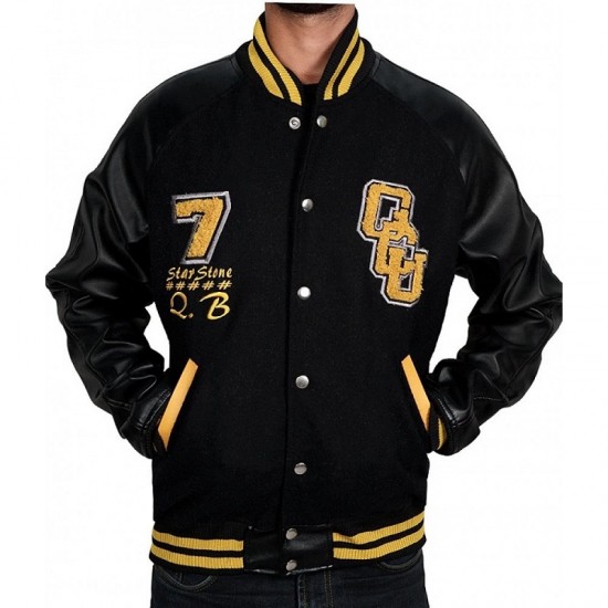 Men's Cyborg Justice League Letterman Varsity Jacket