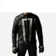 Men's Ghost Rider Marvel Agent Of Shield Black Leather Jacket