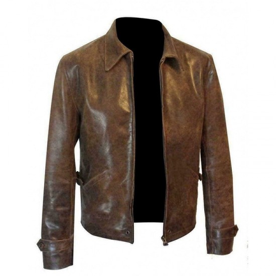 Men's Skyfall James Bond 007 Daniel Craig Vintage Brown Article Real Leather Jacket