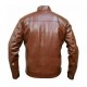 Men's Steve McQueen Le Mans GRANDPRIX Gulf Racing Style Biker Leather Jacket