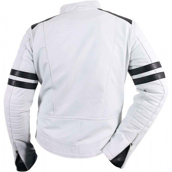 Mens Bruce Lee Popular Vintage Classic White Men's Casual Jacket