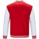 Mens Lightweight Red Varsity Jacket