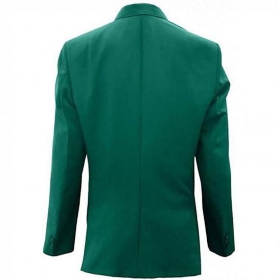 Mens Master Golf Tournament Green Blazer Coat Jacket