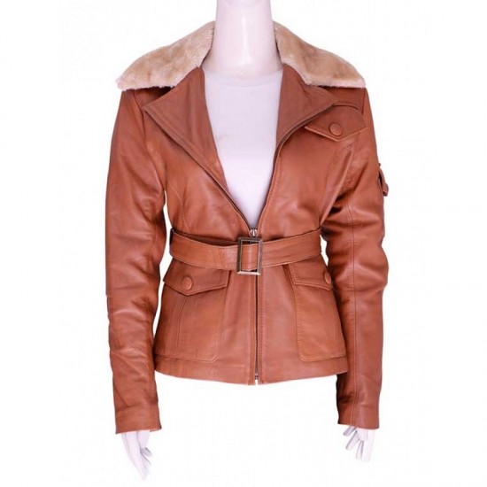 Movie Night At The Museum 2 Amy Adams Leather Jacket