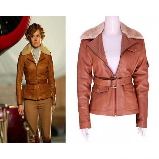 Movie Night At The Museum 2 Amy Adams Leather Jacket