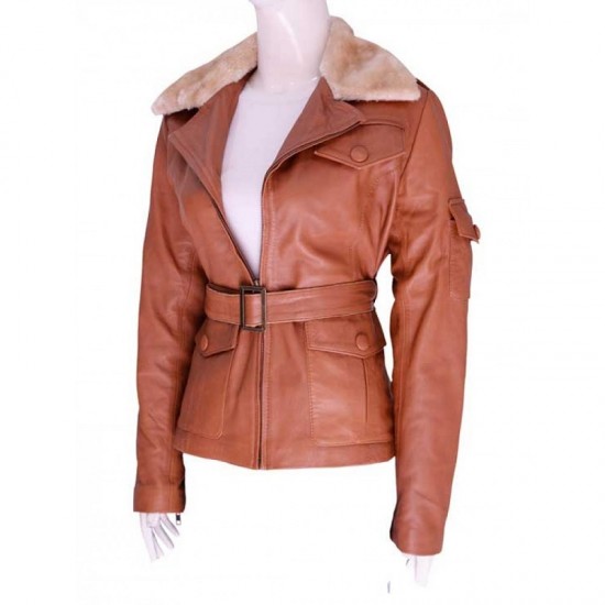 Movie Night At The Museum 2 Amy Adams Leather Jacket