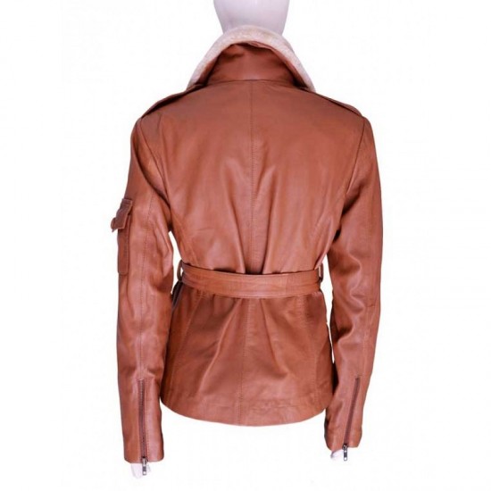 Movie Night At The Museum 2 Amy Adams Leather Jacket