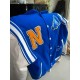 Neutrals Country Club Blue Varsity Jacket