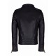 New Men's Black Lambskin Quilted Slim Fit Motorcycle Leather Jacket