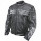 New Men's Harley Davidson Skull Cowhide Real Leather Motorcycle Jacket