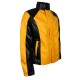 New Men's Leather Jacket Yellow Color Cole Macgrath Infamous 2 Game