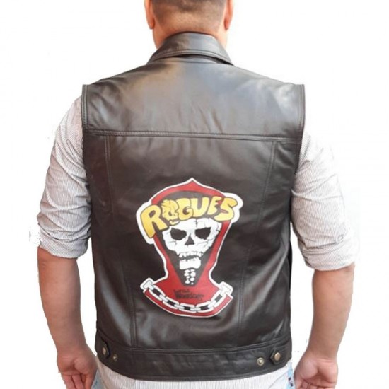 New Men's Rogues The Warriors Leather Vest