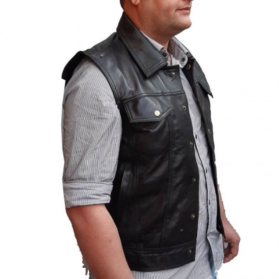 New Men's Rogues The Warriors Leather Vest