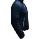 New Mens Stylish Suede Leather Cafe Racer Jacket