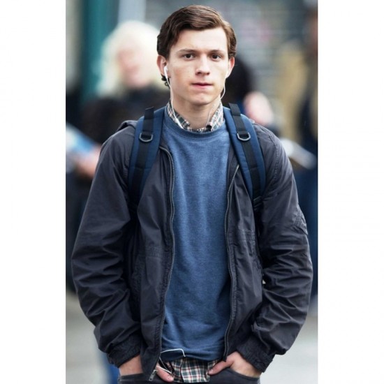 Tom Holland Hooded Jacket Spiderman Homecoming