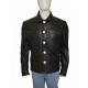 Vinyl Bobby Cannavale Black Leather Jacket